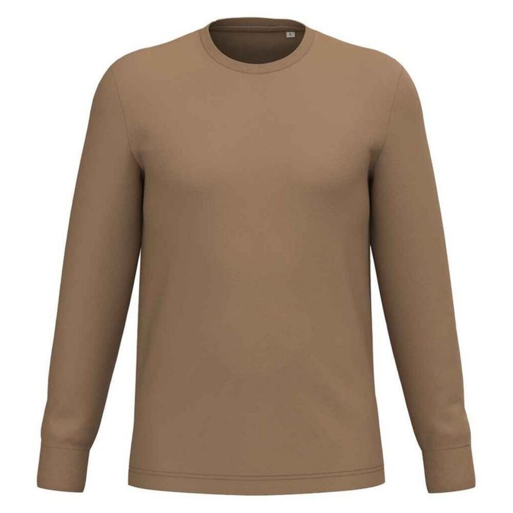 Native Spirit Unisex Adult Eco Friendly Long-Sleeved T-Shirt / Dark Camel